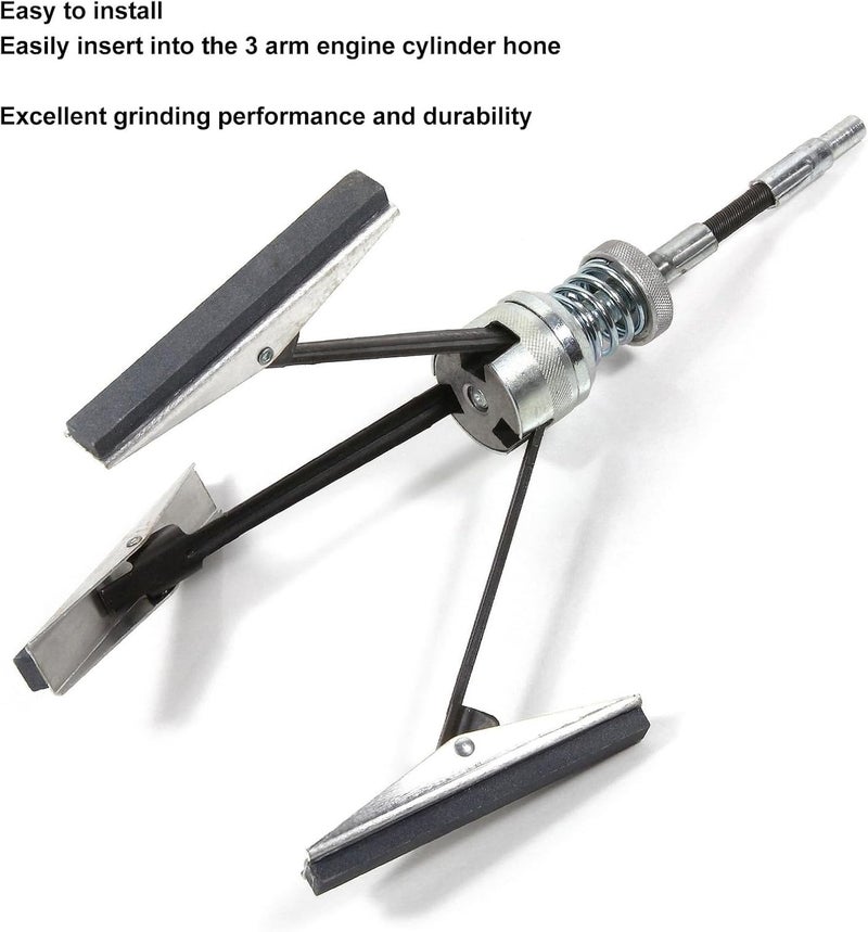 AMAKO Universal Cylinder Hone Stone,Compatible With Engine Cylinder Hone,Precision honing tools(3PCS) - Image 2